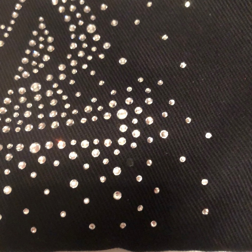 Authentic YSL swarovski black handbag tote - Picture 6 of 8